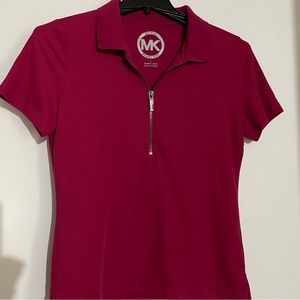 Michael Kors shirt size large pink